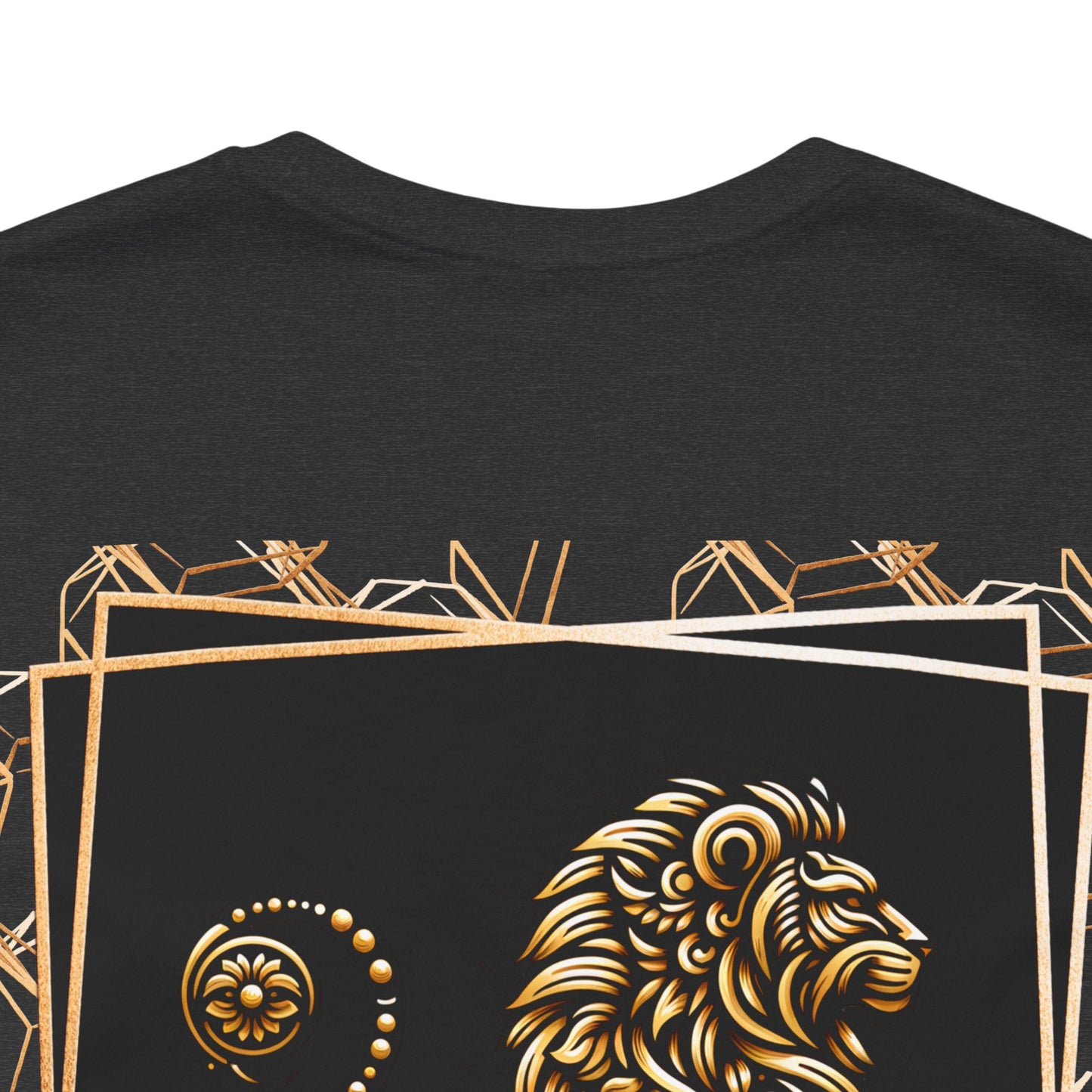 Lion of Judah Christian T-Shirt for Men, Bold Back Lion Graphic, Soft Unisex Fit, Sizes XS-4XL, Religious Gift for Him