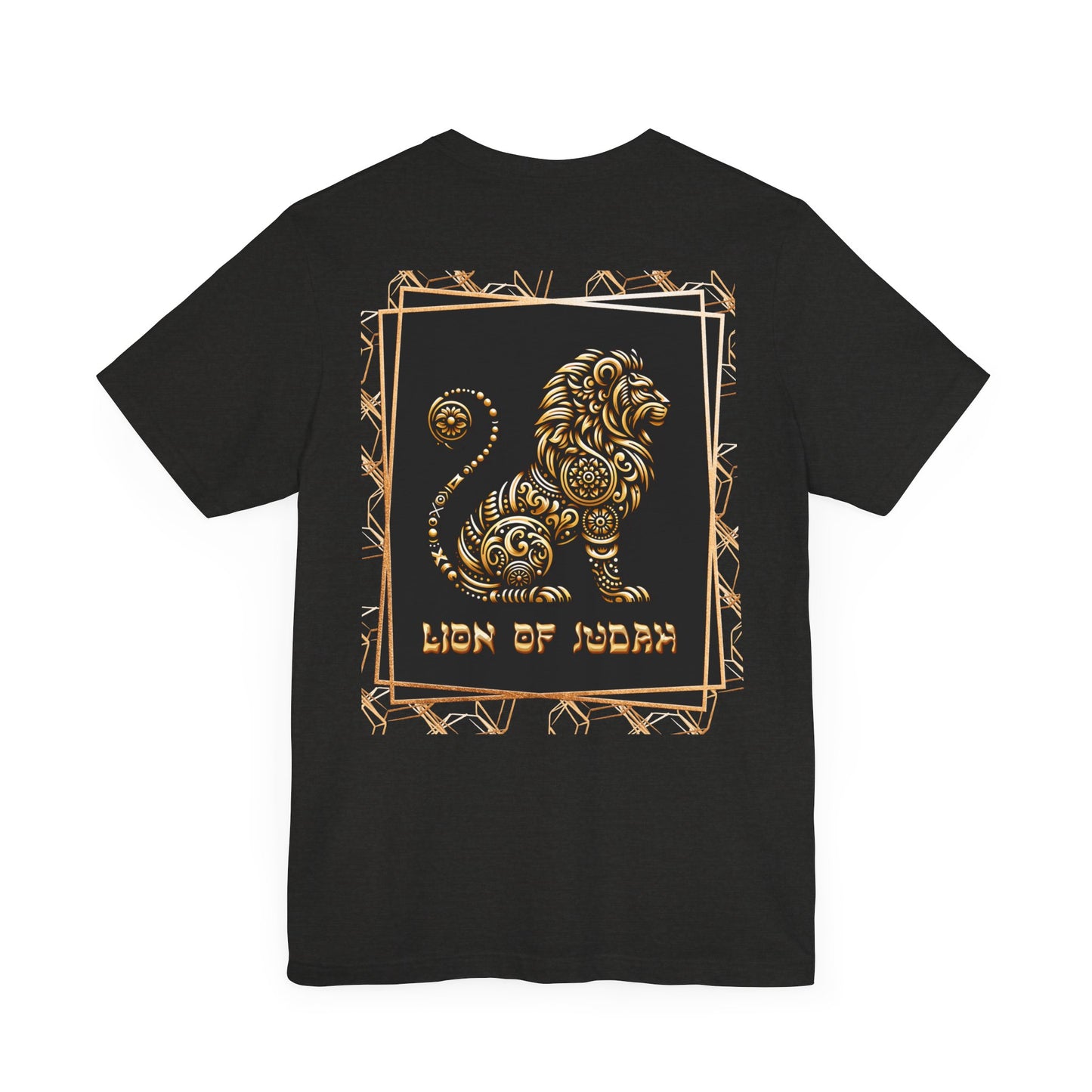 Lion of Judah Christian T-Shirt for Men, Bold Back Lion Graphic, Soft Unisex Fit, Sizes XS-4XL, Religious Gift for Him